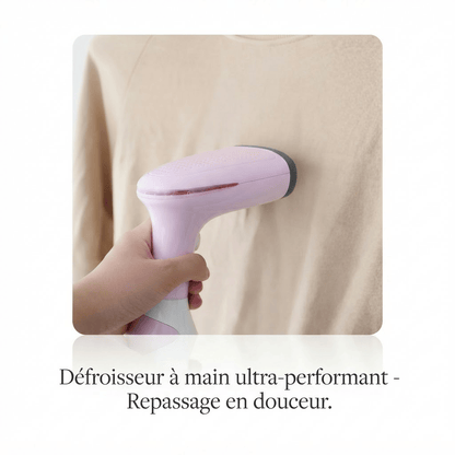 Défroisseur vapeur portable : Vêtements impeccables en 2 min