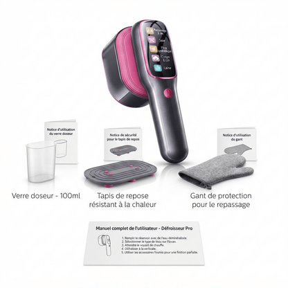 Défroisseur vapeur portable : soin intelligent 5-en-1 rapide