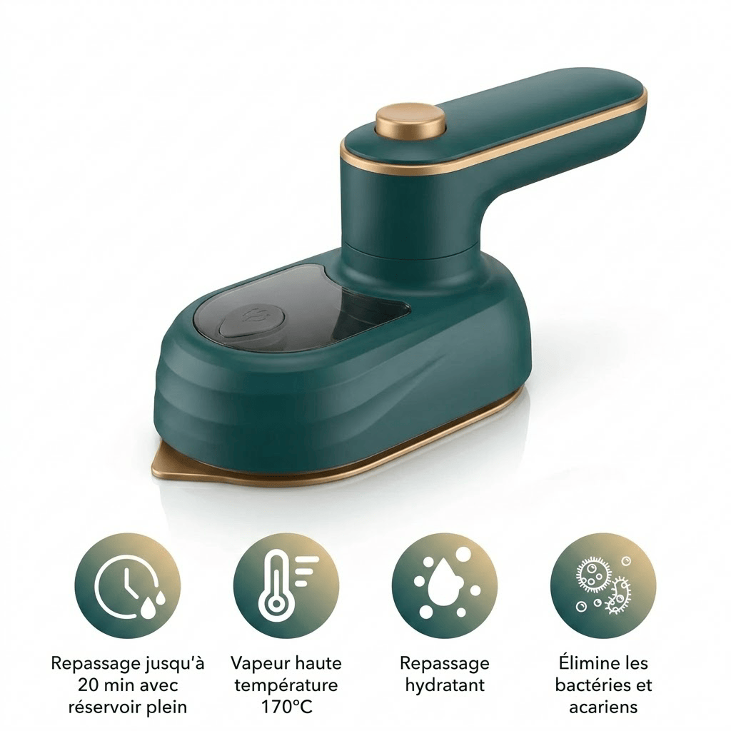 Défroisseur vapeur portable : Le fer compact pour vos voyages